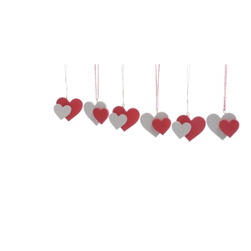 Pendenti albero doppio cuore - doppio,