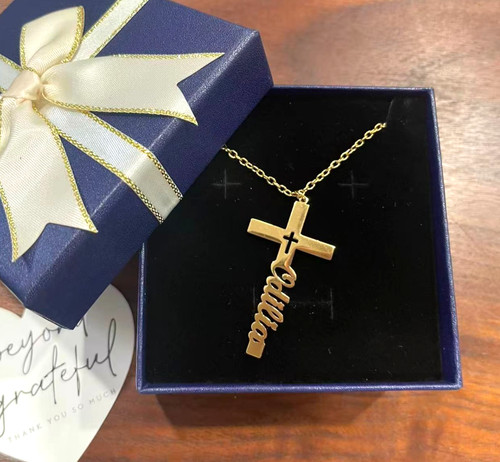 Collana personalizzata croce - collana,