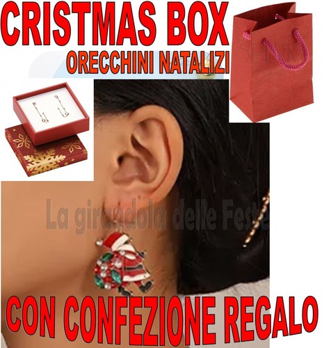 Orecchini natale con - orecchini,