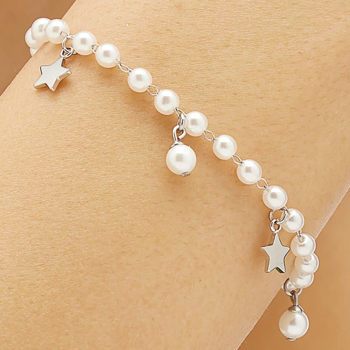 Bracciale perle donna sagapo - bracciale,