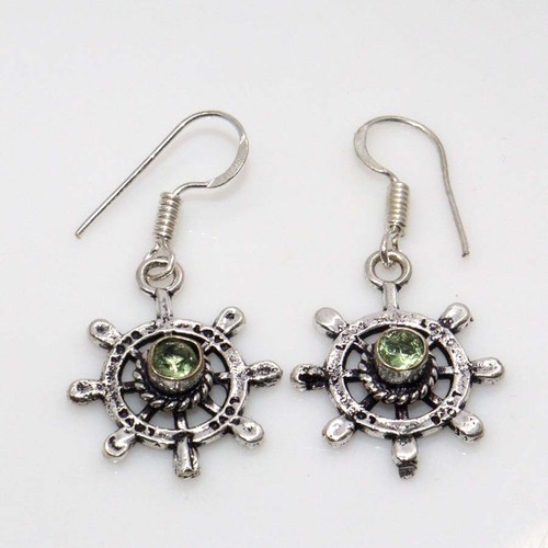 Orecchini peridoto argento 925 - orecchini,