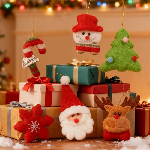 6pz set decorazione albero - 6pz/set,